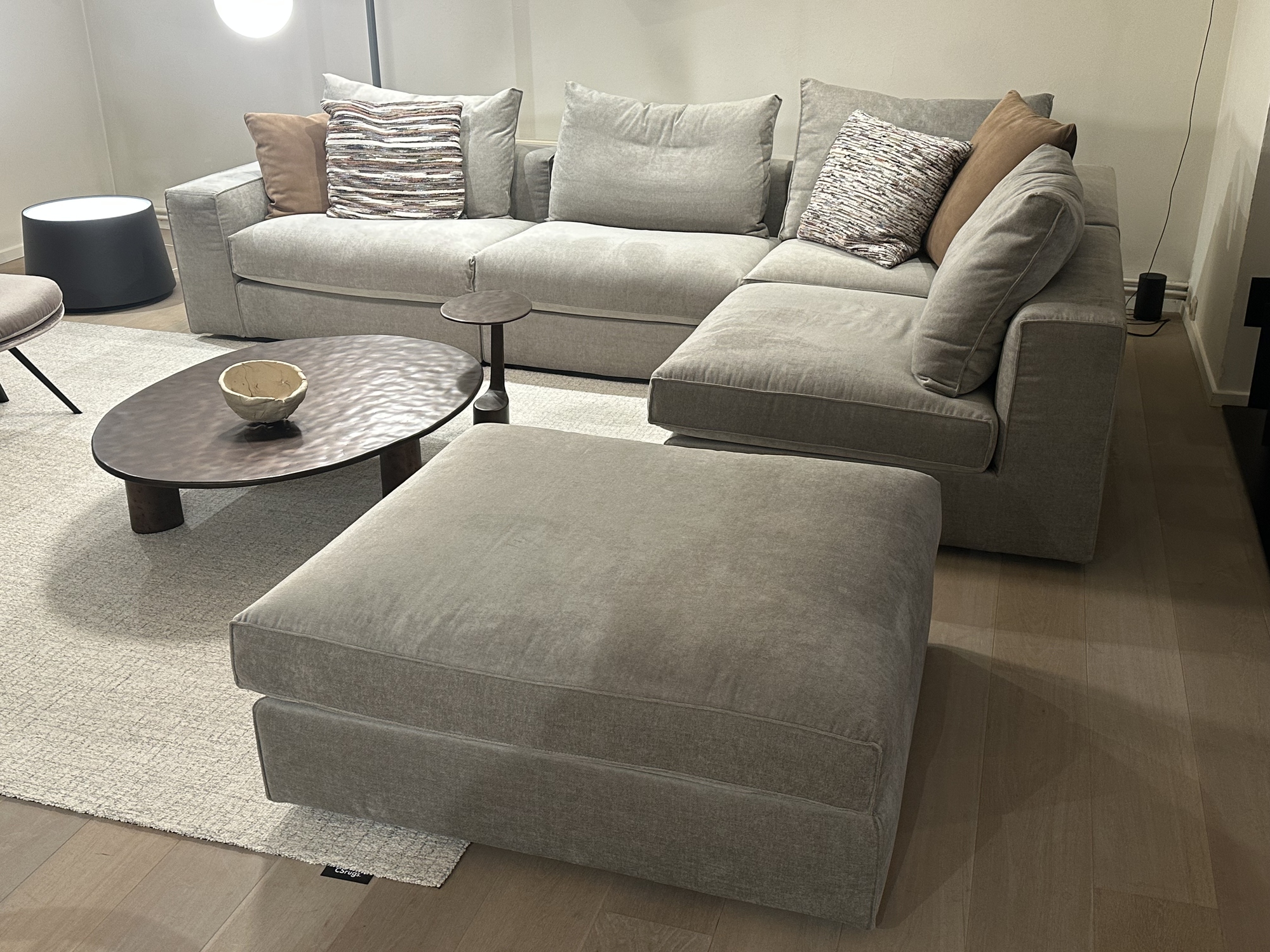 Linteloo-hoekopstelling Hamptons in afwasbare stof