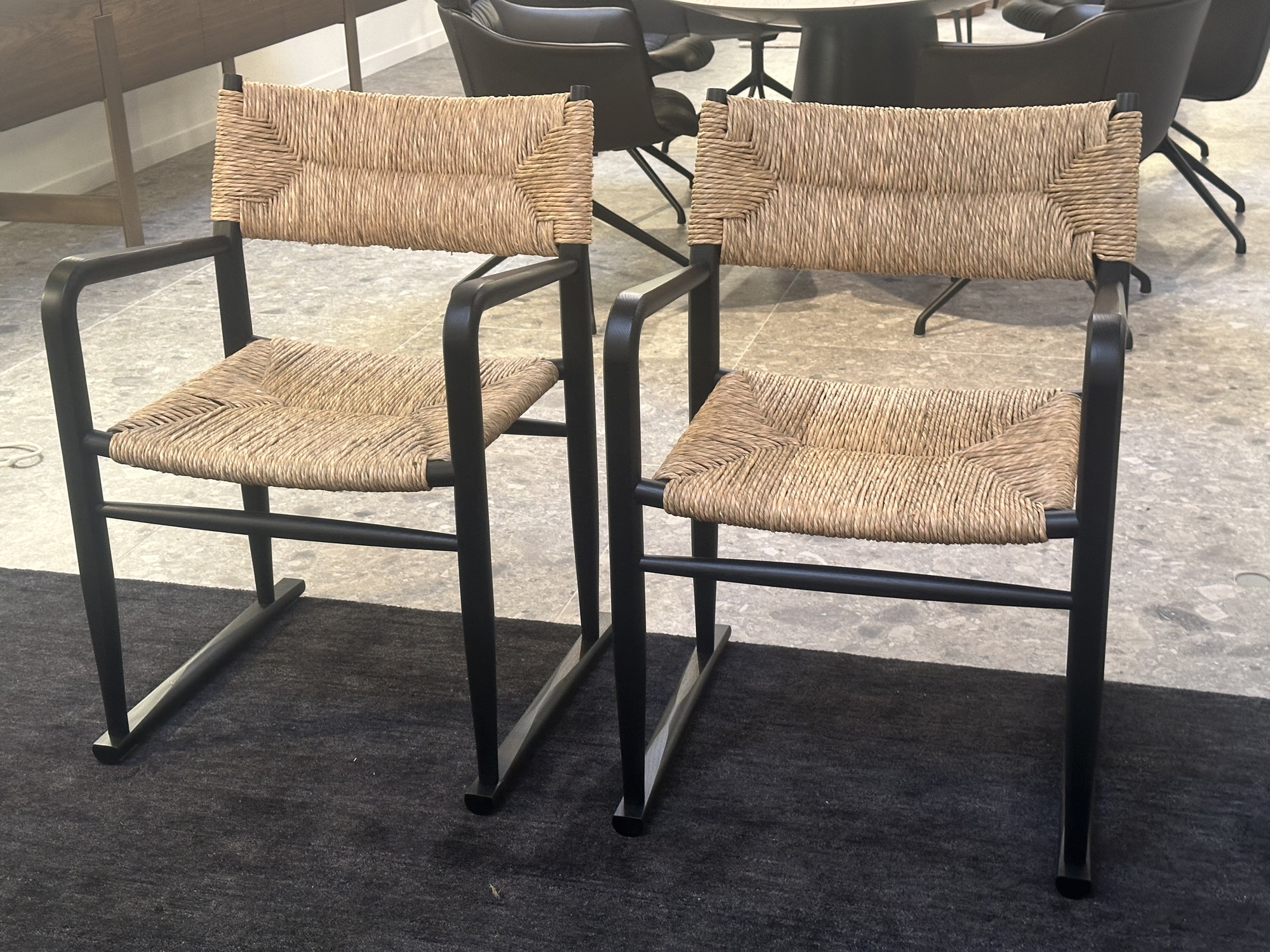 Flexform-2 x bijzetstoel/zetel Kim