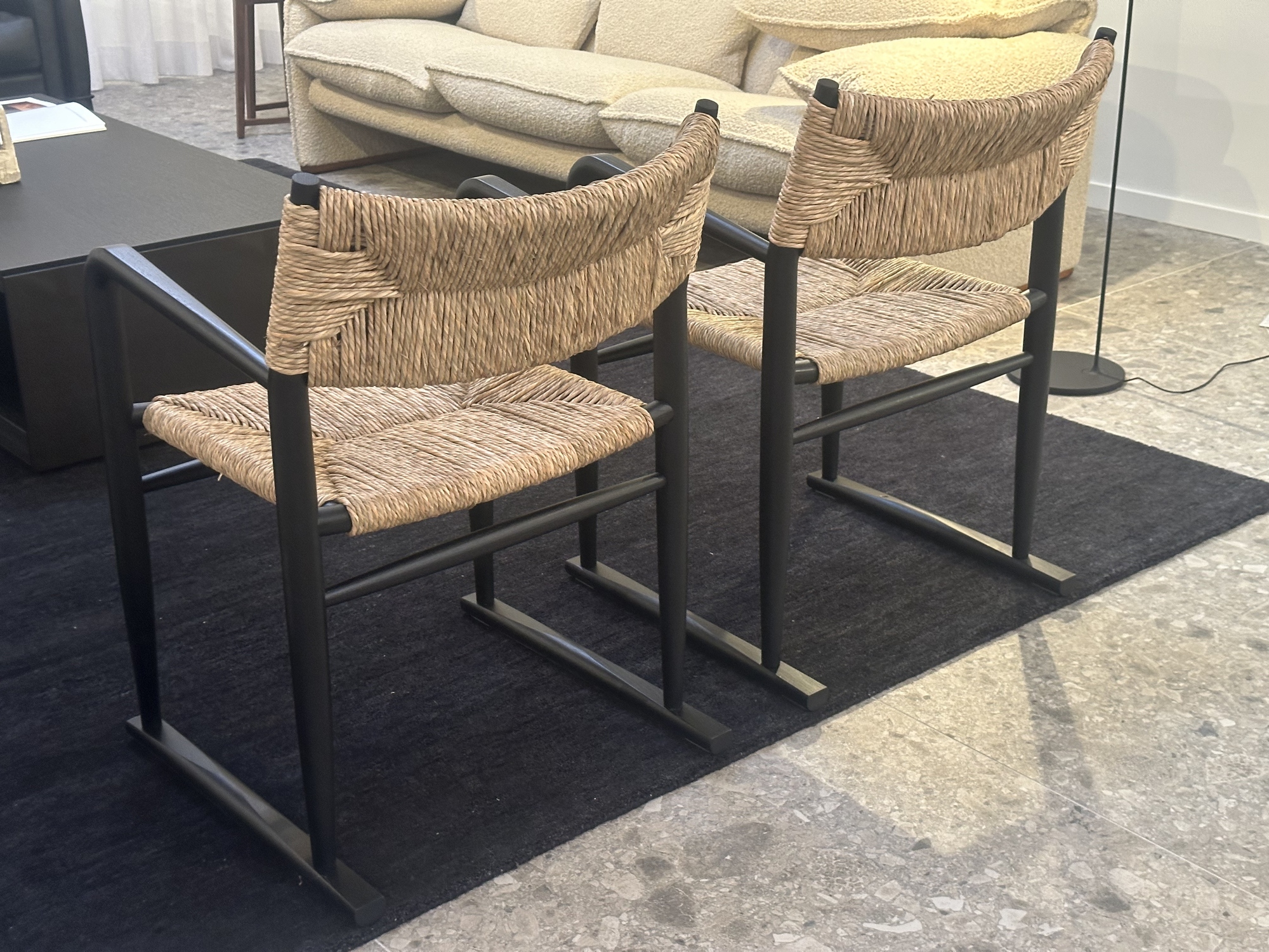 Flexform-2 x bijzetstoel/zetel Kim