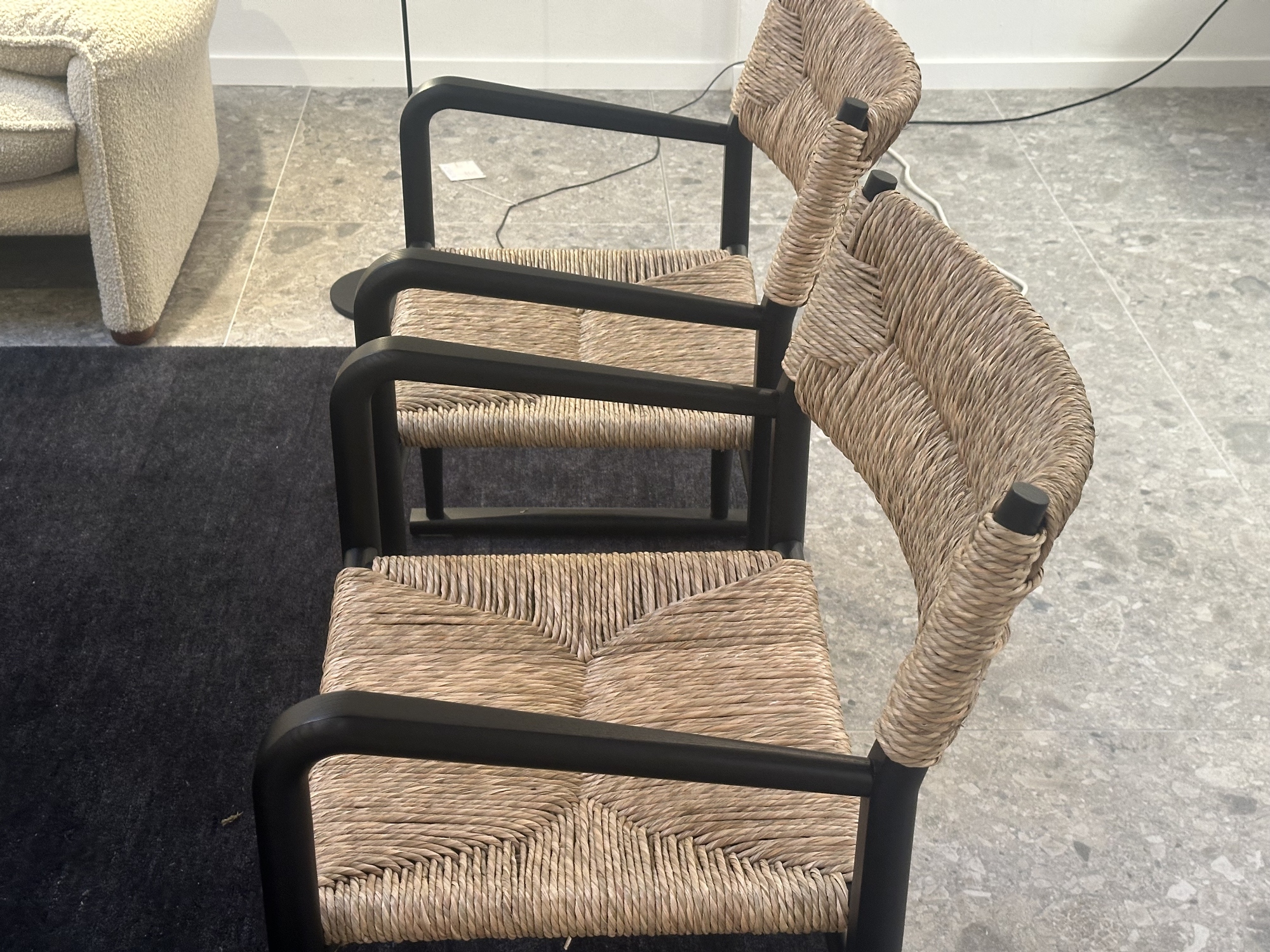 Flexform-2 x bijzetstoel/zetel Kim