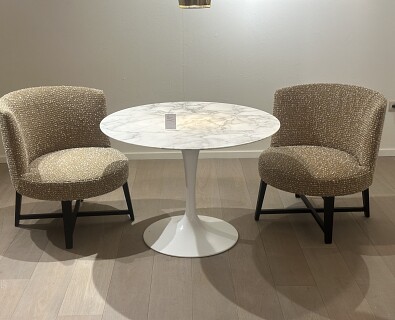 Flexform-lounge tafel h64cm marmer, met 2 lounge zetels Hera -30%