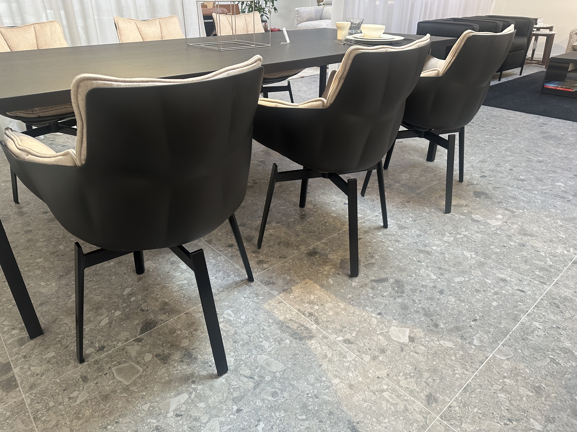 B&B Italia- 6 x draaibare armstoel Husk