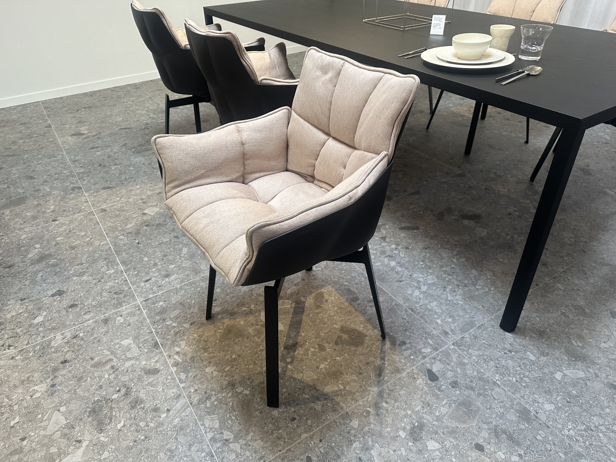 B&B Italia- 6 x draaibare armstoel Husk