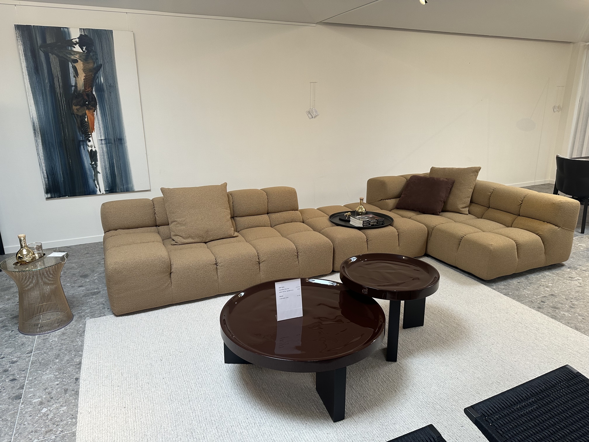 B&B Italia-hoeksalon Tufty-Time in stof