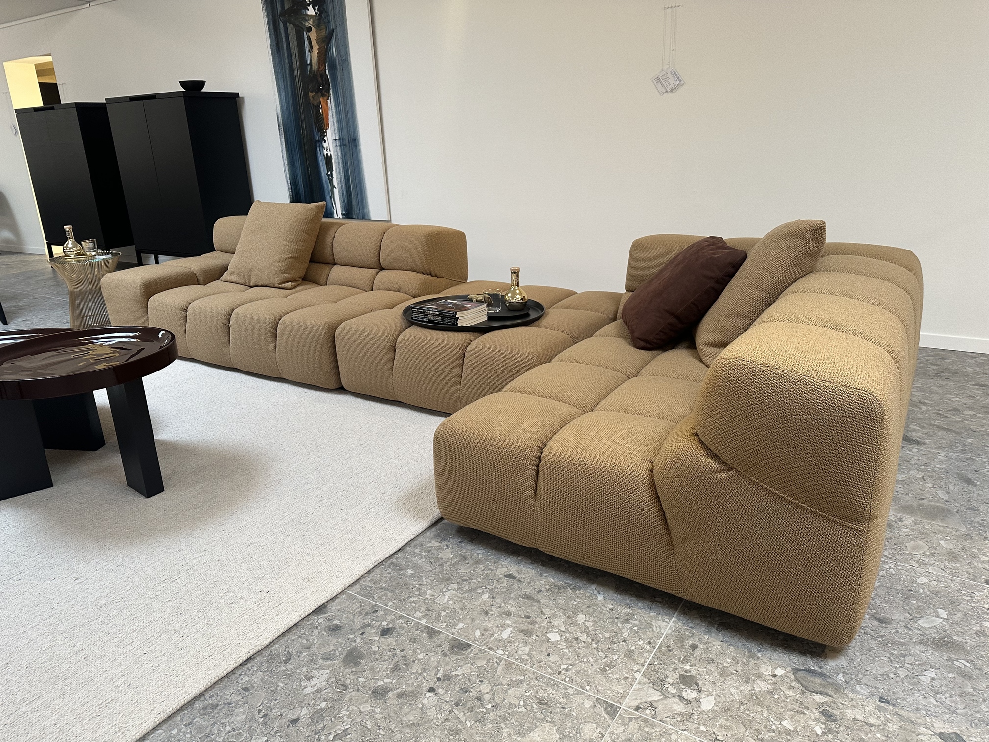 B&B Italia-hoeksalon Tufty-Time in stof