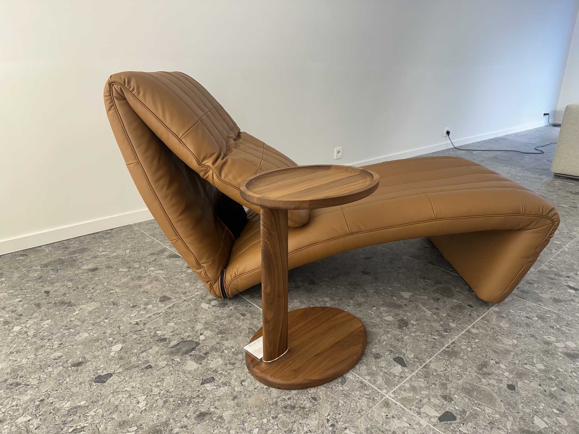 De Sede-model 266 Yoga- zetel & ligzetel in leer cognac