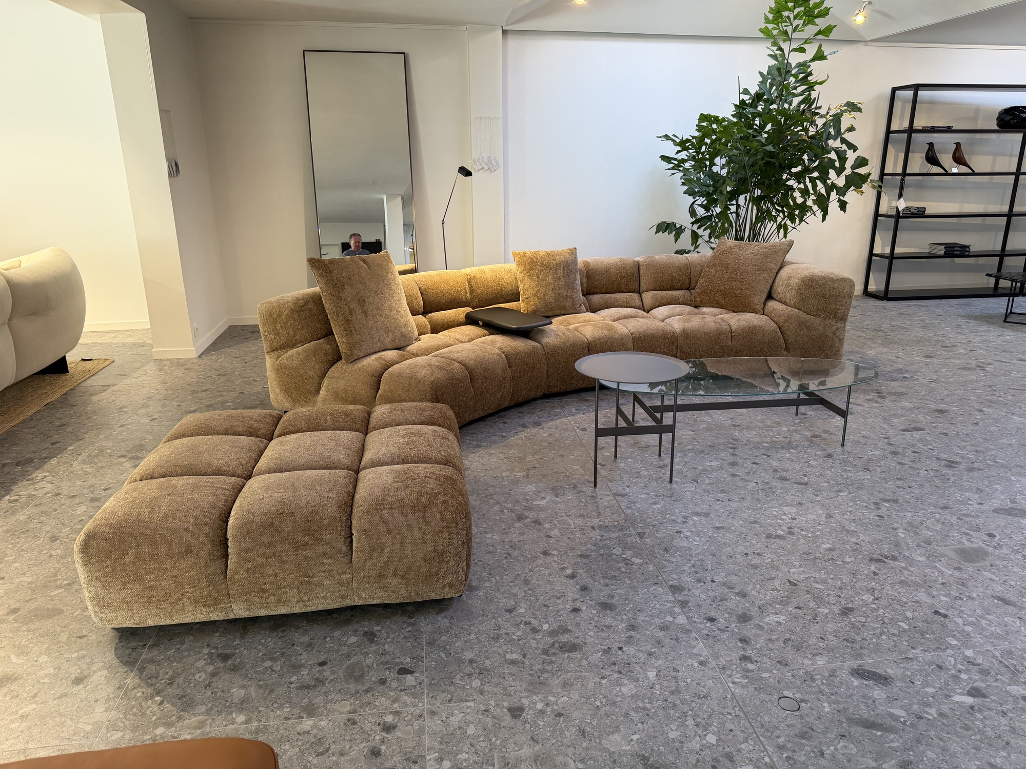 B&B Italia- Tufty Time geronde zitopstelling in stof