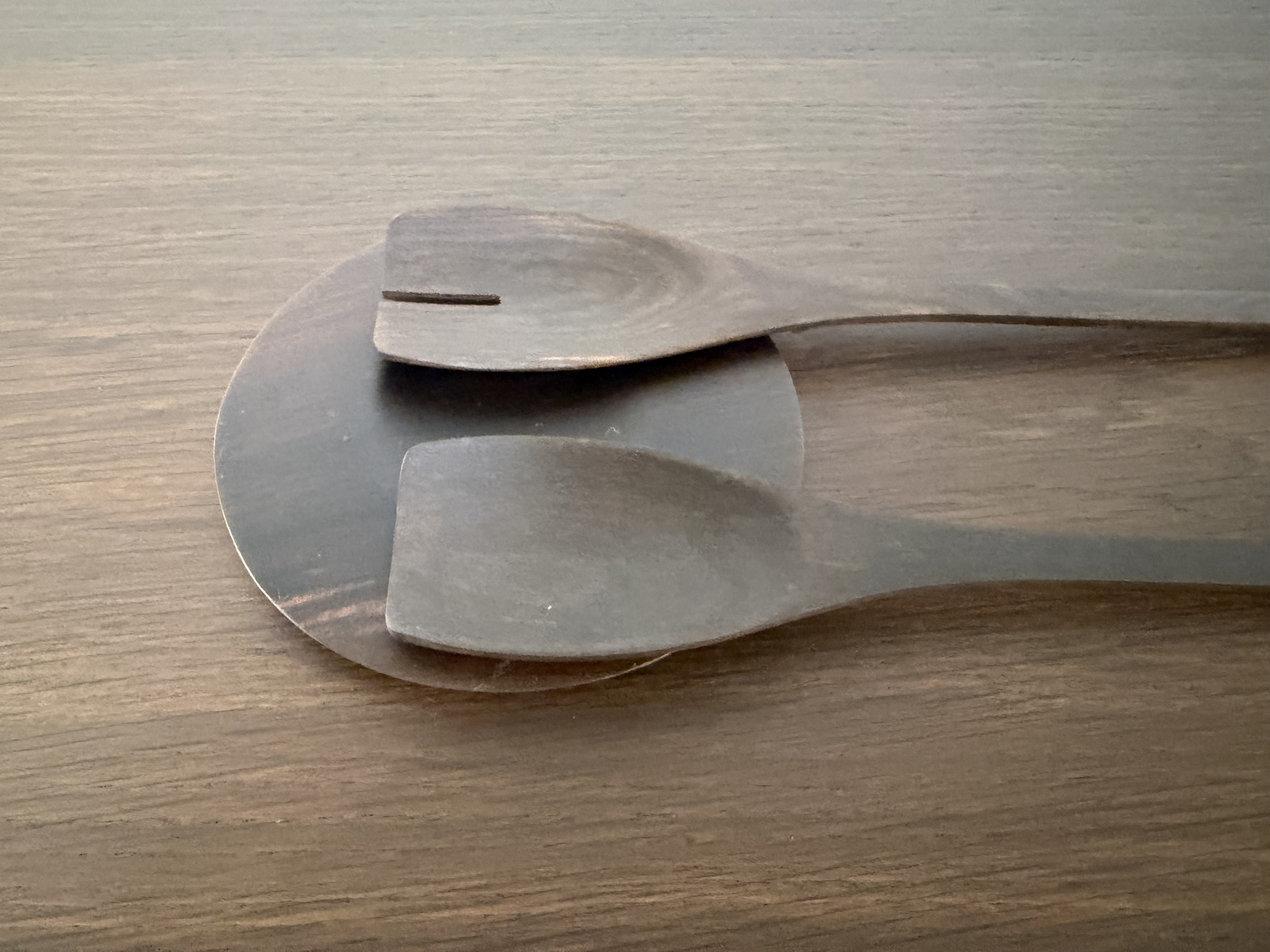 John Pawson- salad server ebony hout