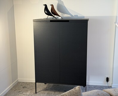 B&B Italia-Maxalto kast Mida met draaideuren eik zwart -30%