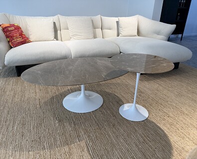Knoll-Saarinen salontafels in marmer Emperador light -30%