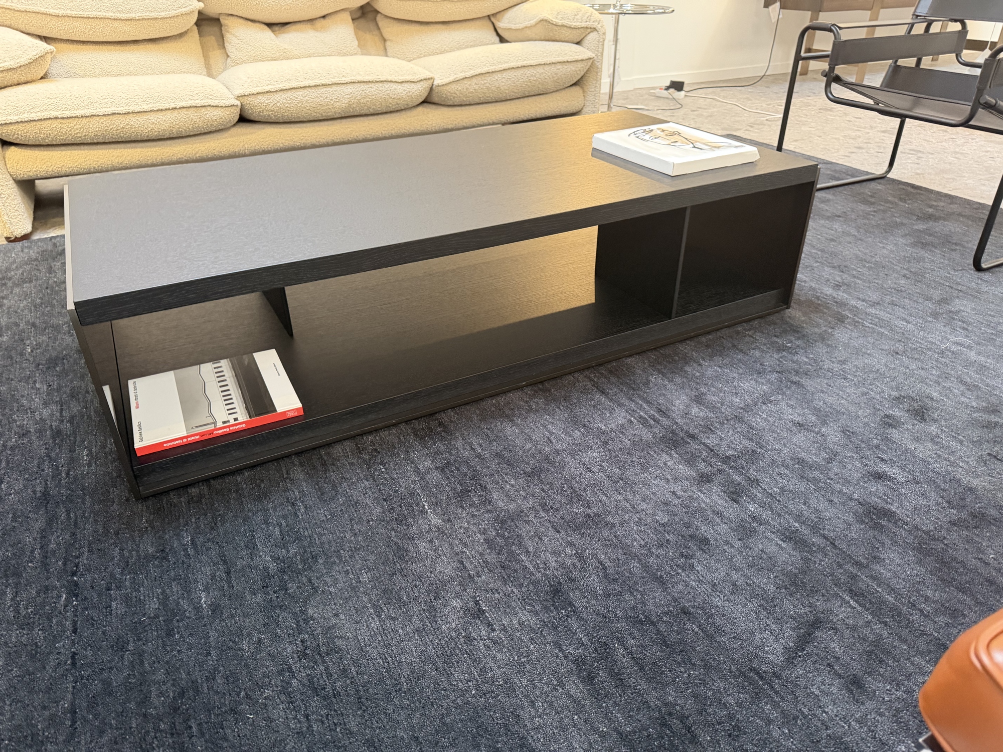 B&B Italia-salontafel Surface zwarte eik 150x70cm