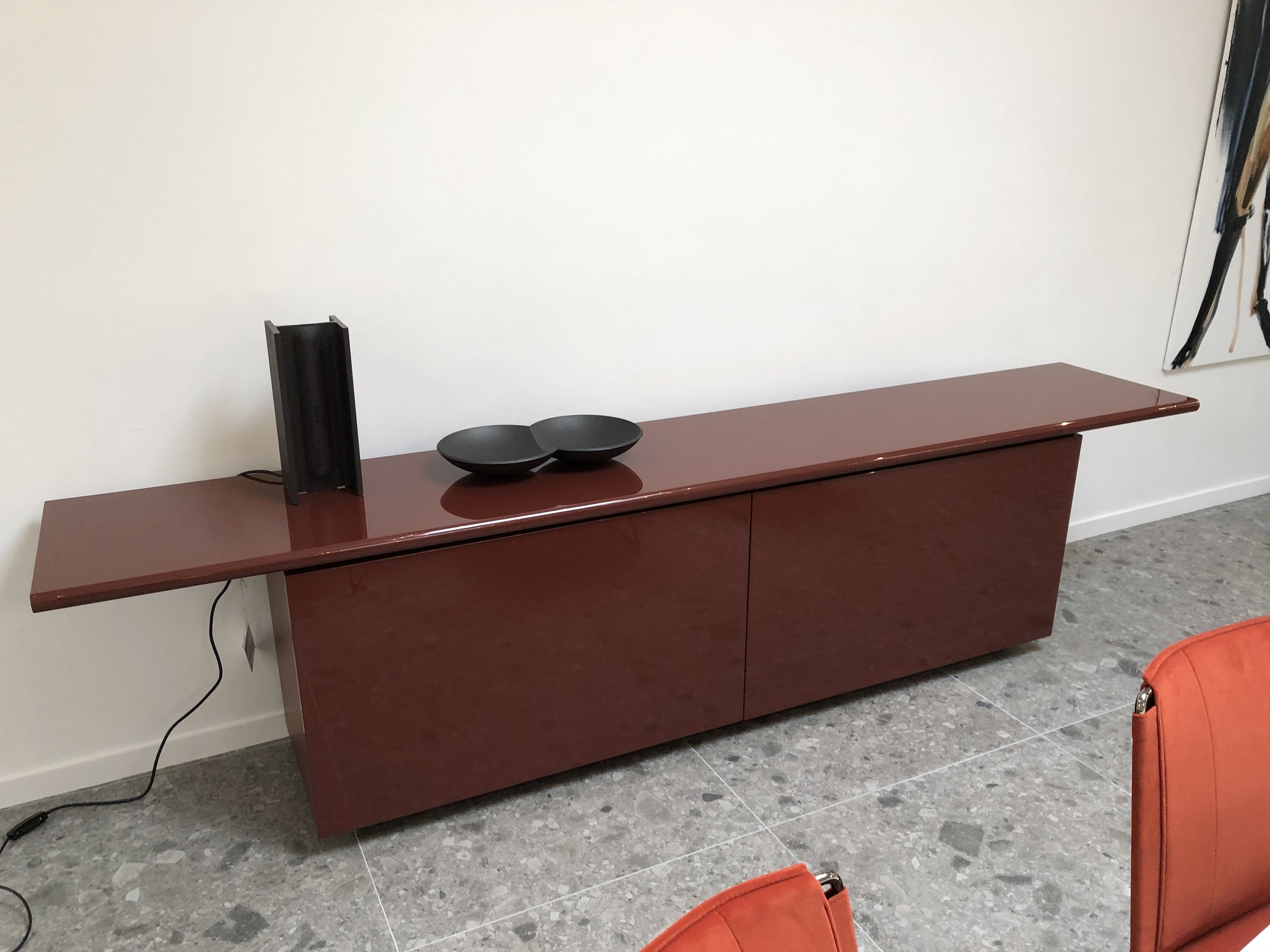 Acerbis- dressoirkast Sheraton baksteen rood