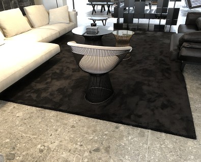 JOV-tapijt zwart natural silk/wol (400x320) - 50%
