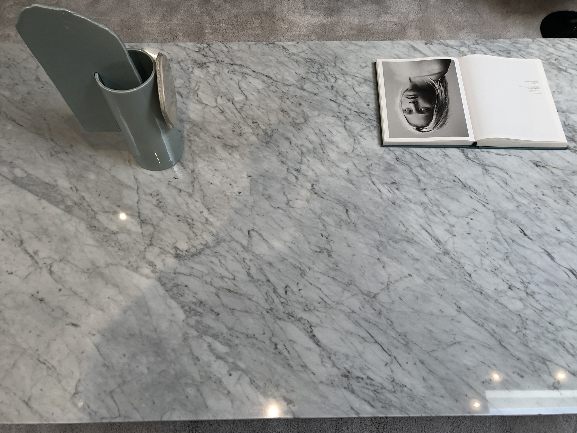Flexform-salontafel Fly, carrara marmer