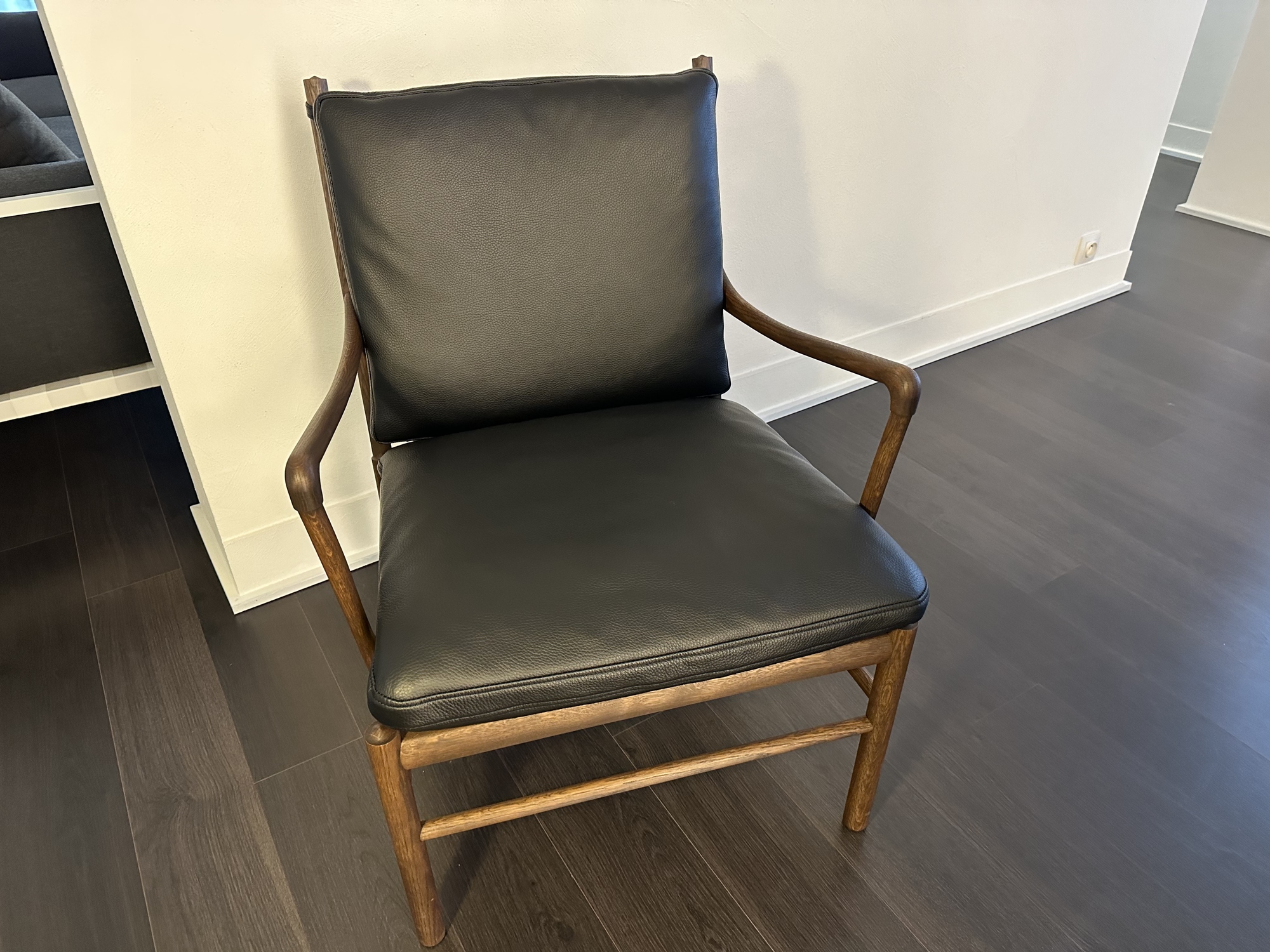 Carl Hansen-1 x Colonial Chair in gerookte eik