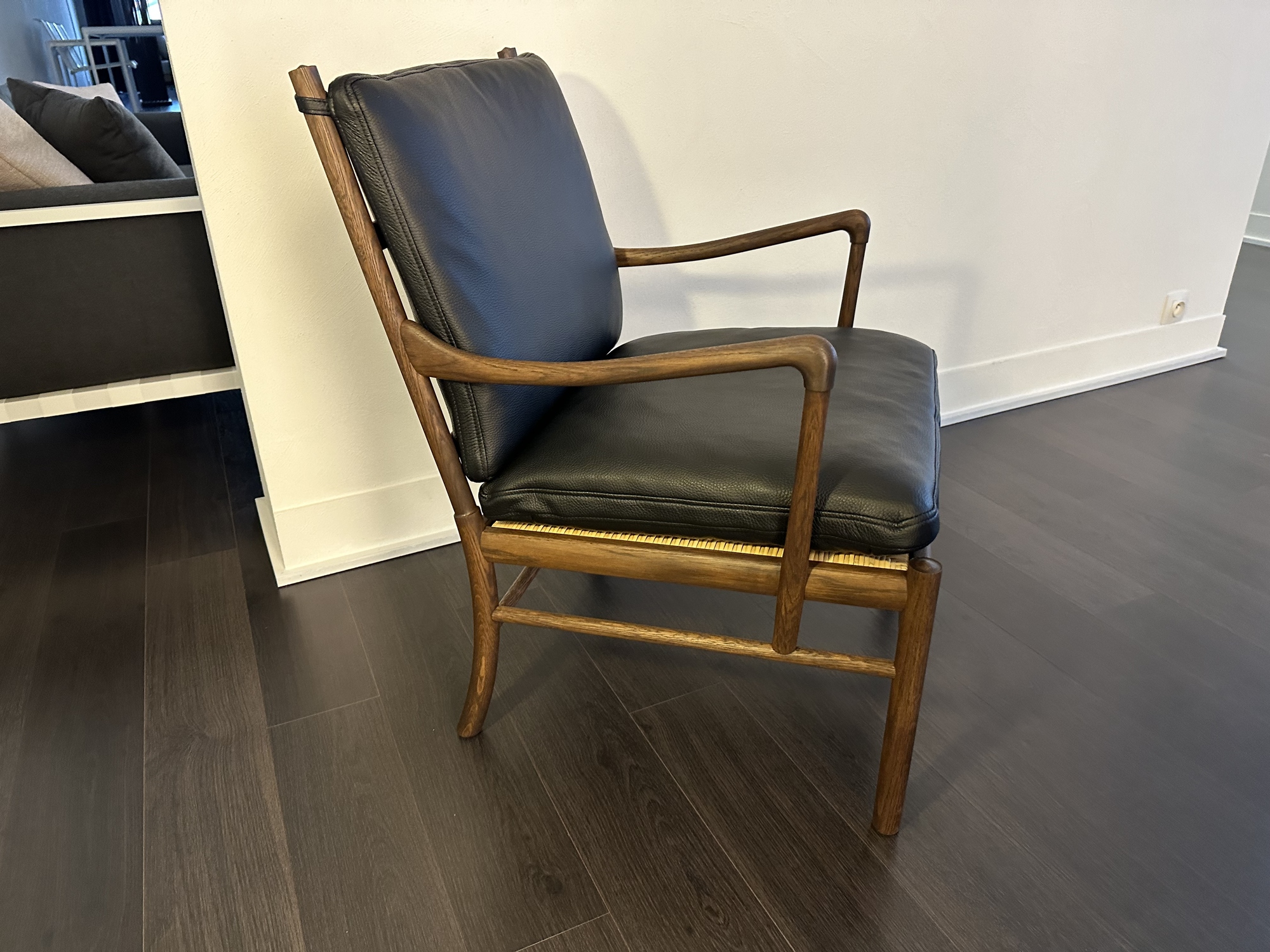 Carl Hansen-1 x Colonial Chair in gerookte eik