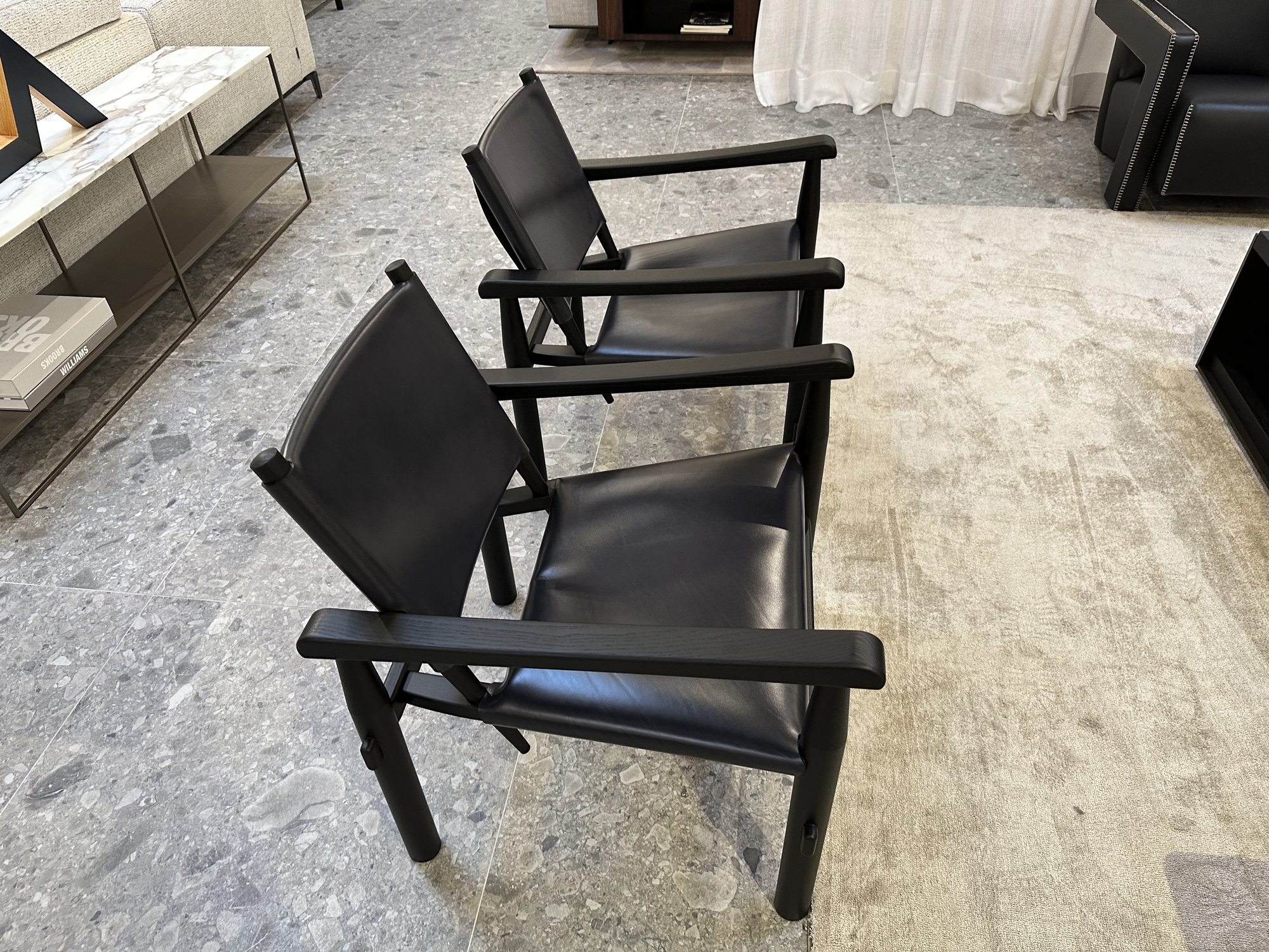 Cassina-2 x bijzetzetel Charlotte Perriand 1947