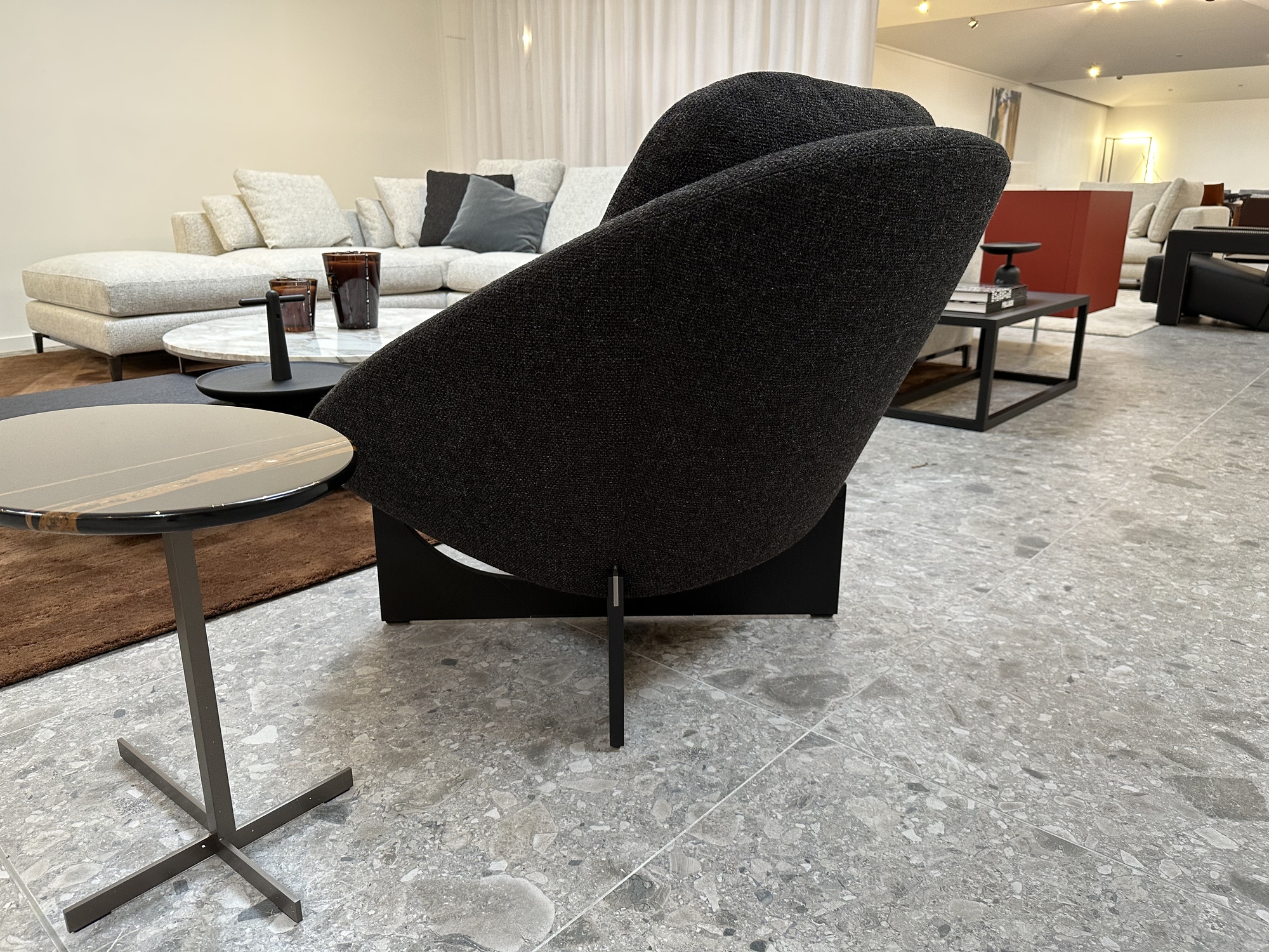 Minotti-zetel  Lido, ontwerp Gamfratesi