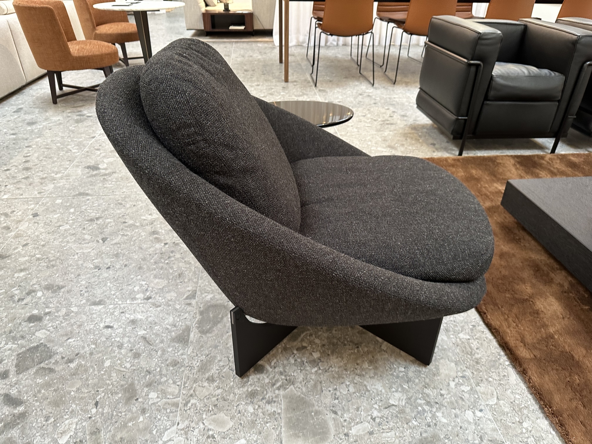 Minotti-zetel  Lido, ontwerp Gamfratesi