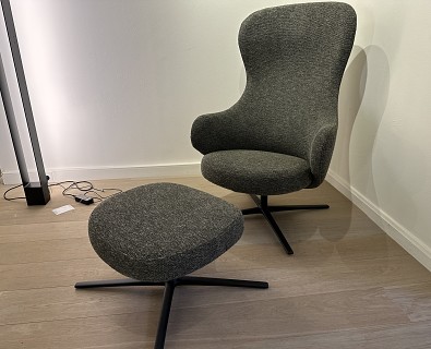 Kristalia - Dua relax met poef -50% !