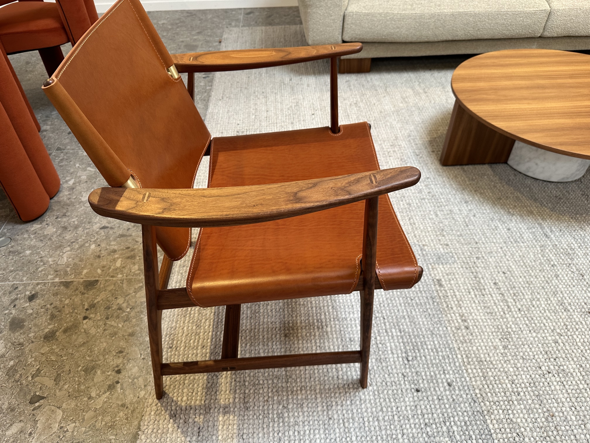 Carl Hansen- Huntsman chair uit 1950 ontwerp Mogensen, massief notelaar.