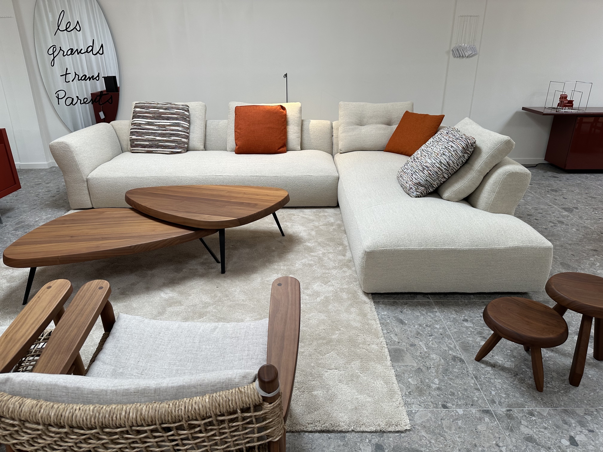 Cassina- hoekzetel Sengu Bold van Patricia Urquiola