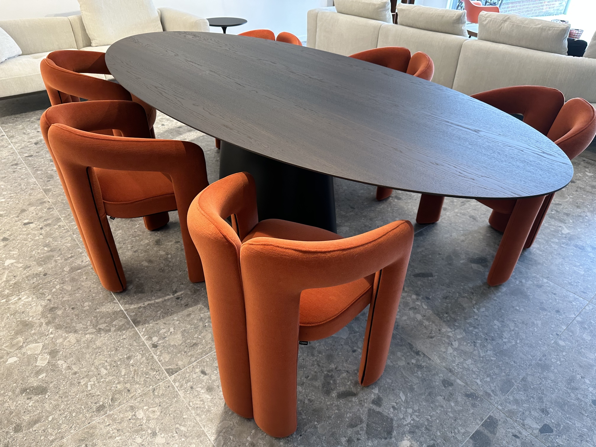 Cassina-6 x armstoel-zeteltje Dudet