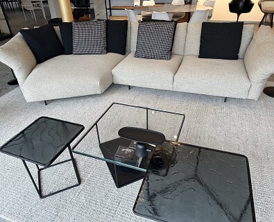 B&B Italia- Dambo zetel met ligelement in stof -  50%