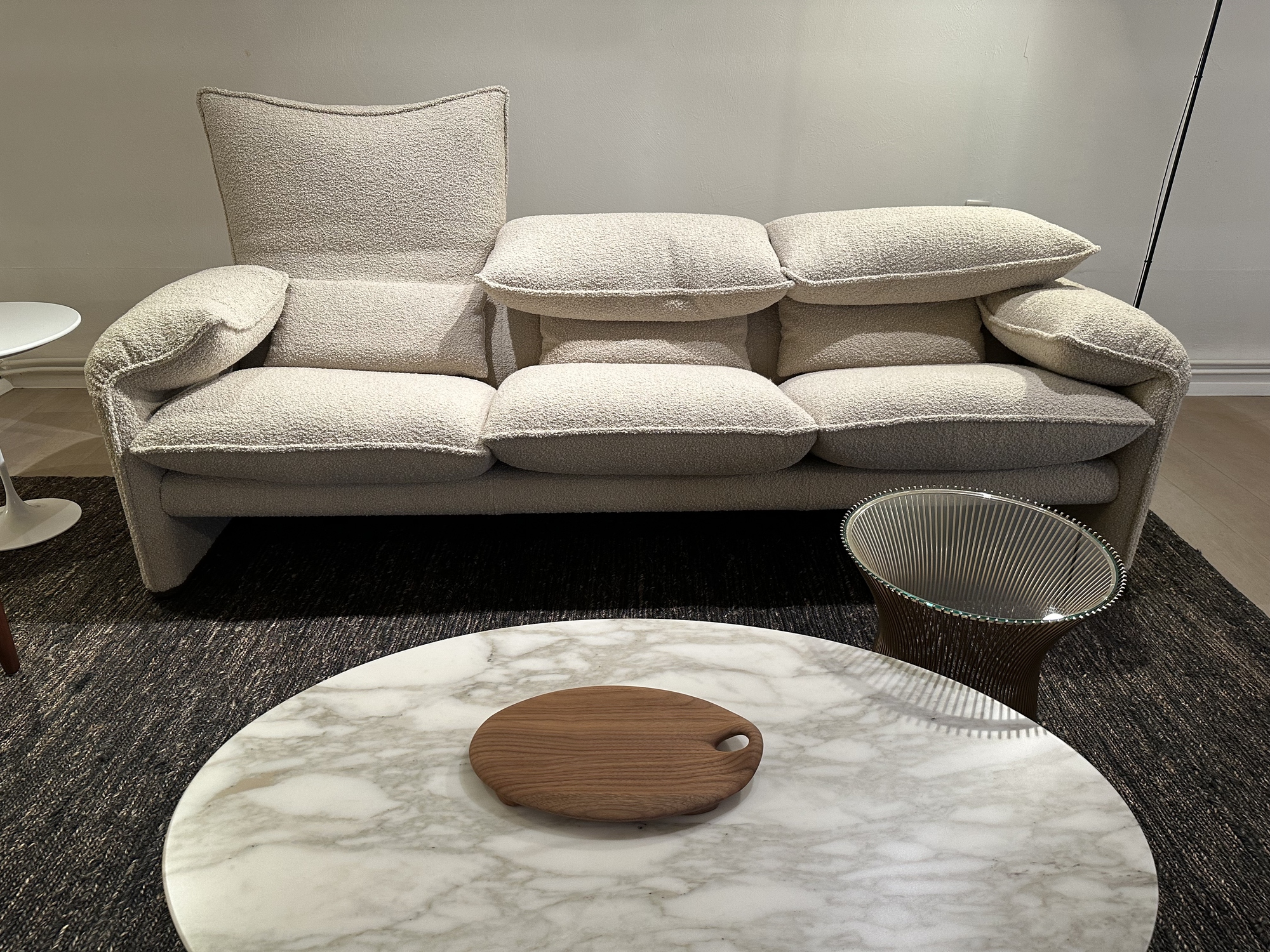 Cassina-Maralunga 40 driezit 238cm in stof