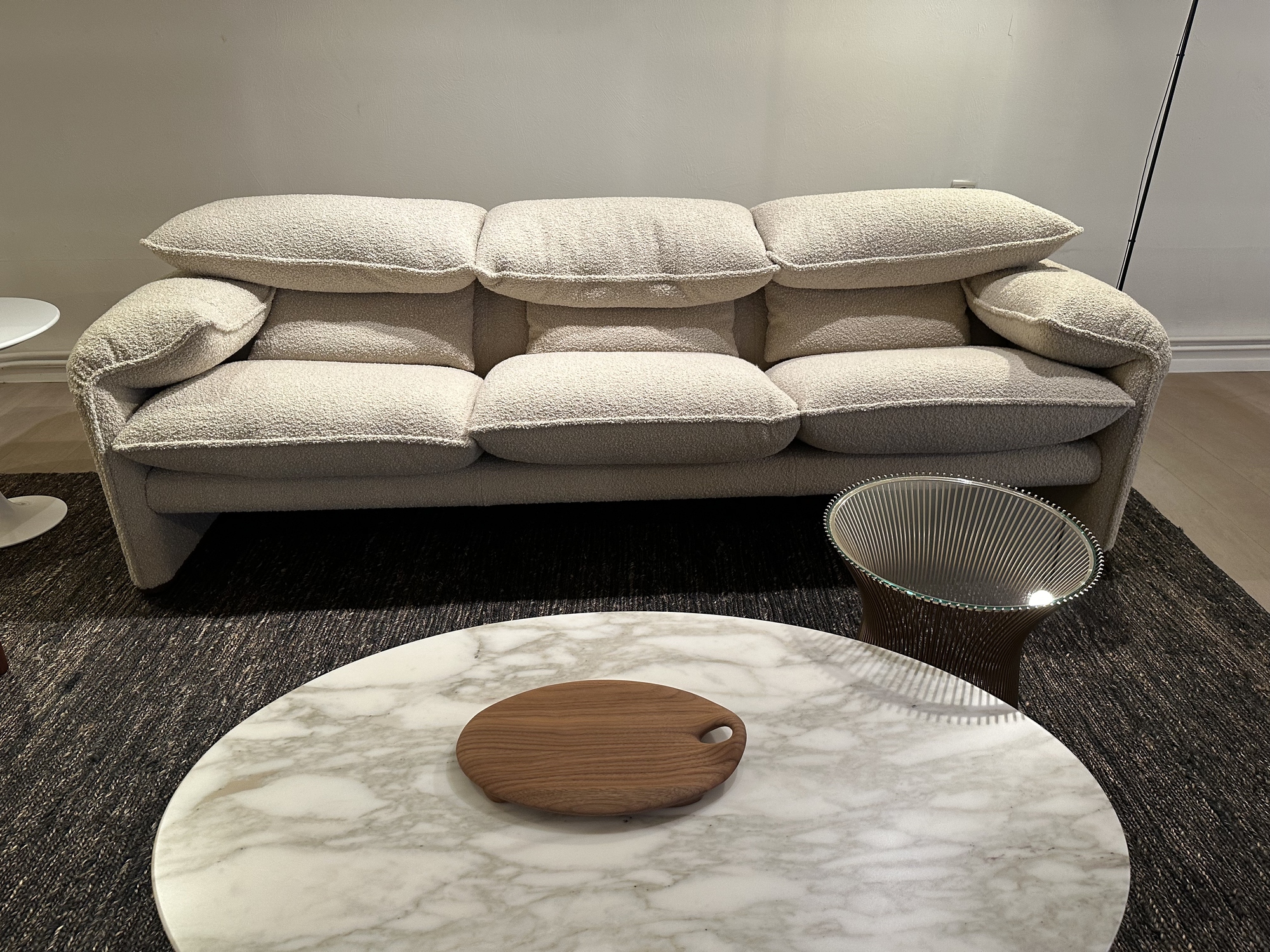 Cassina-Maralunga 40 driezit 238cm in stof
