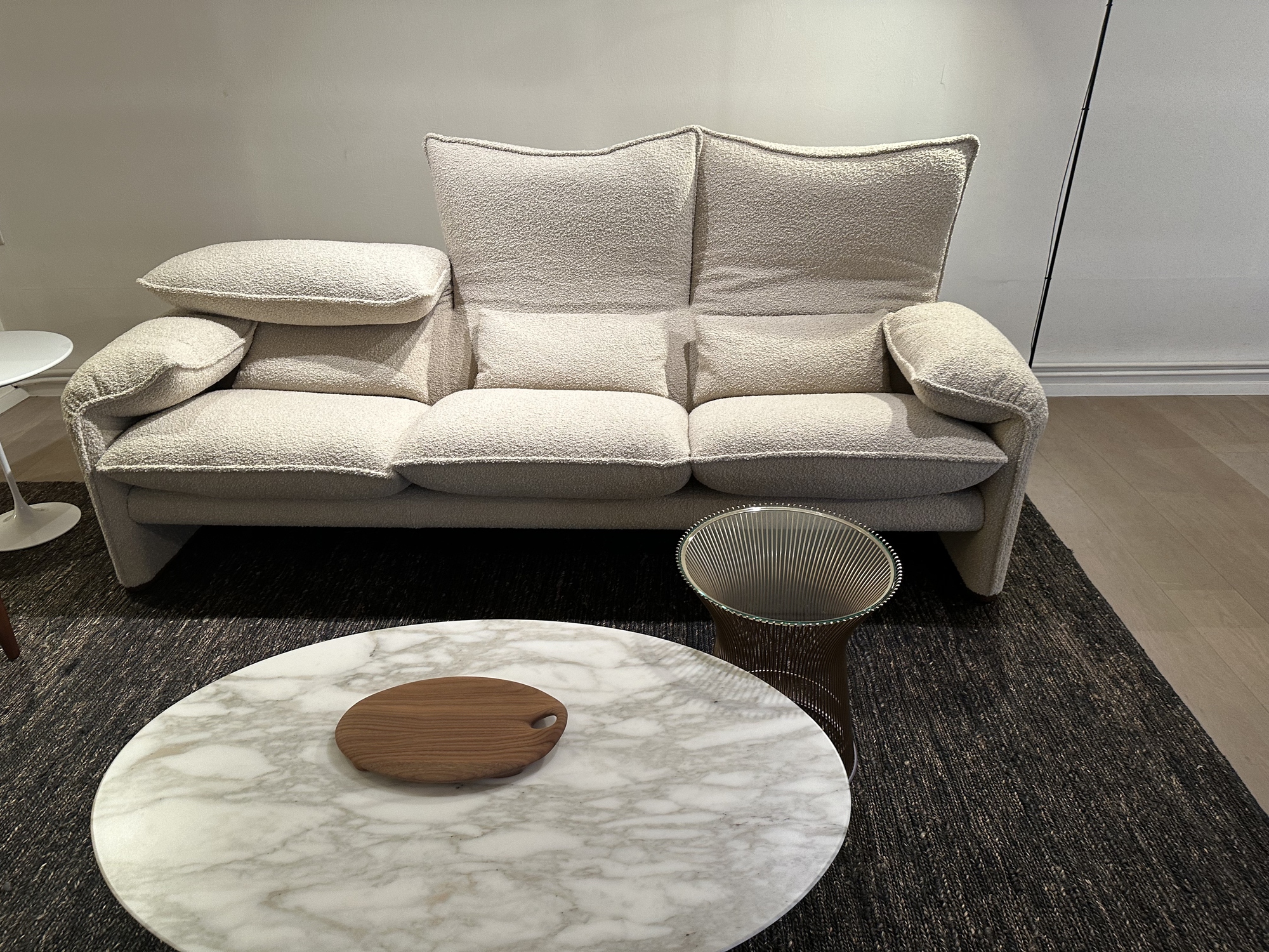 Cassina-Maralunga 40 driezit 238cm in stof