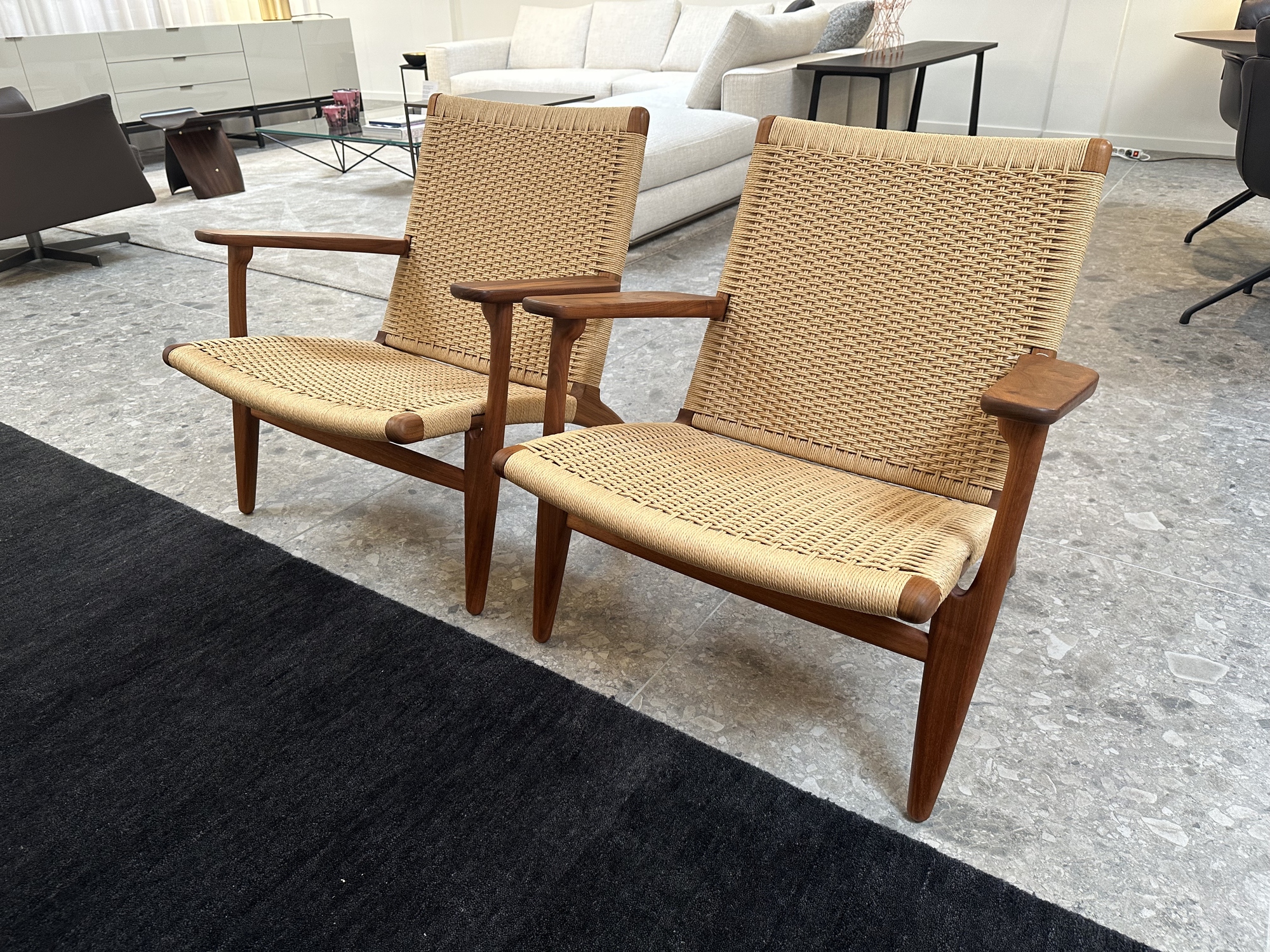 Carl Hansen- 2 x lounge zetel , Hans Wegner , 1950