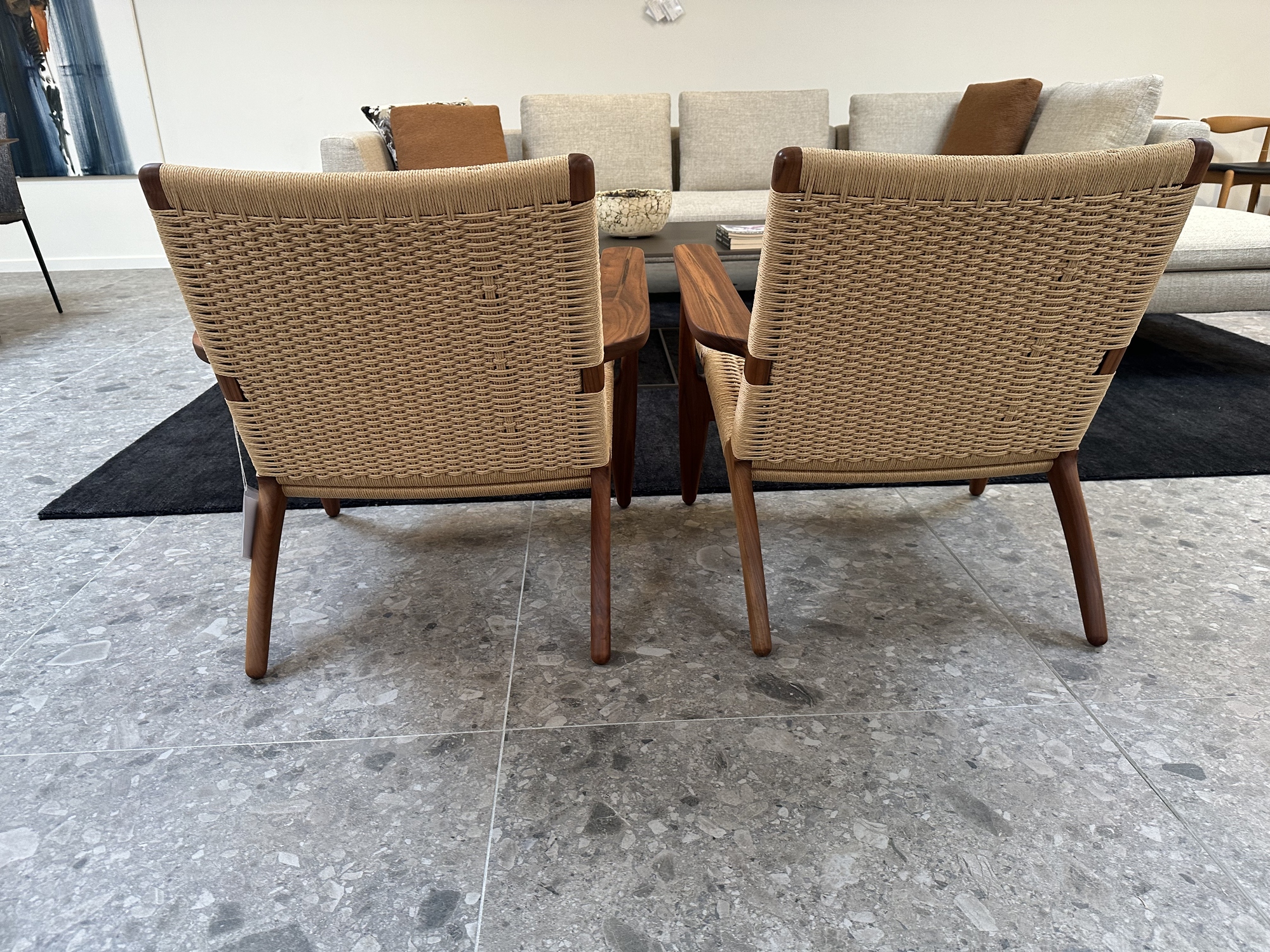 Carl Hansen- 2 x lounge zetel , Hans Wegner , 1950