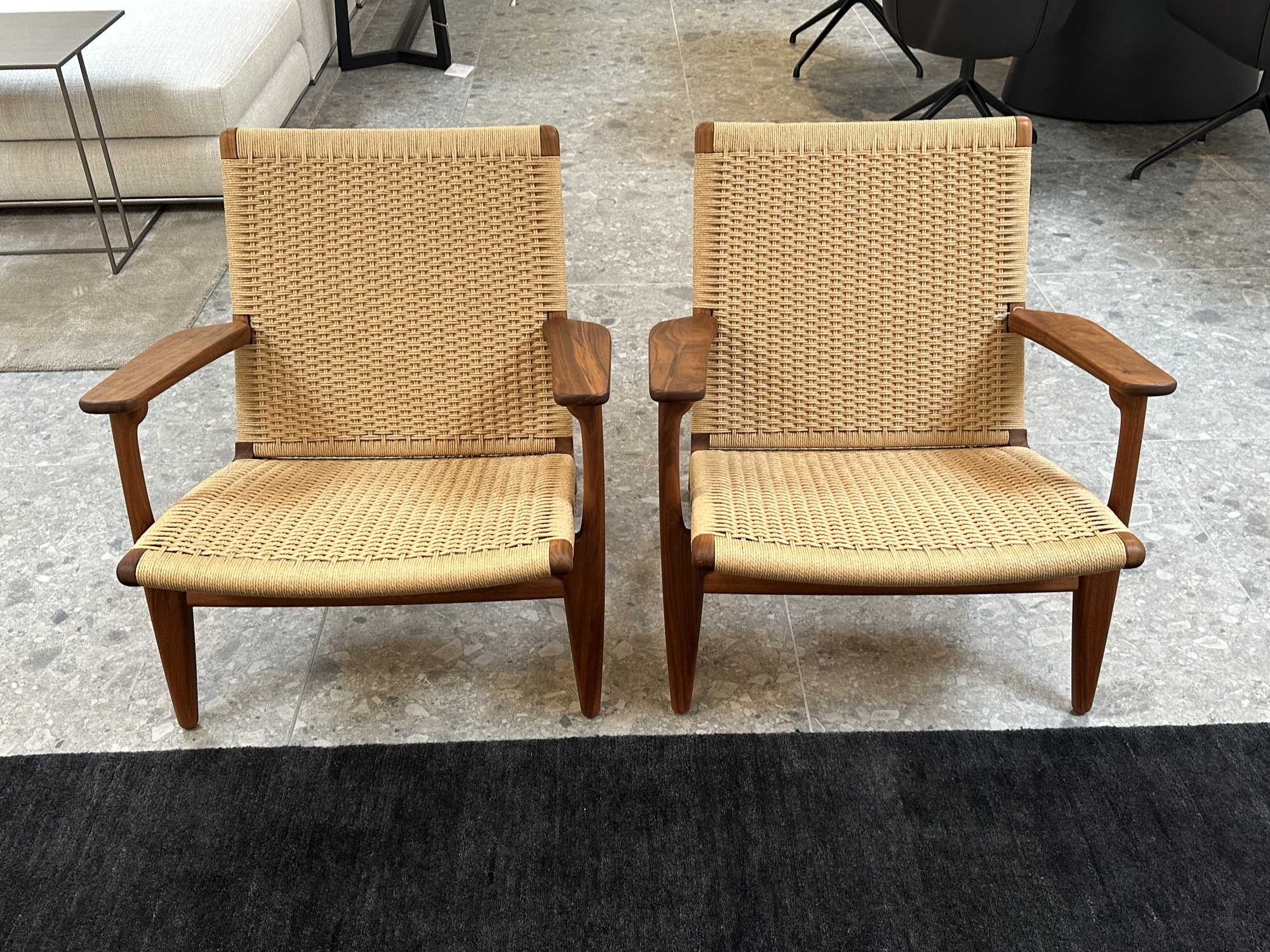 Carl Hansen- 2 x lounge zetel , Hans Wegner , 1950