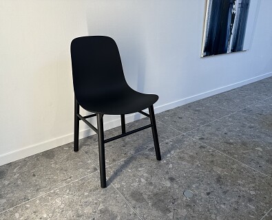 Kristalia-1 x stoel Sharky wood antraciet -60%
