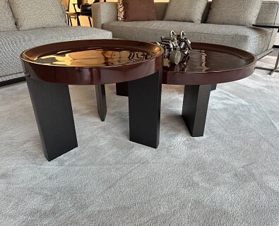 Minotti-2 x Louver salontafel, ontwerp Rodolfo Dordoni -30%