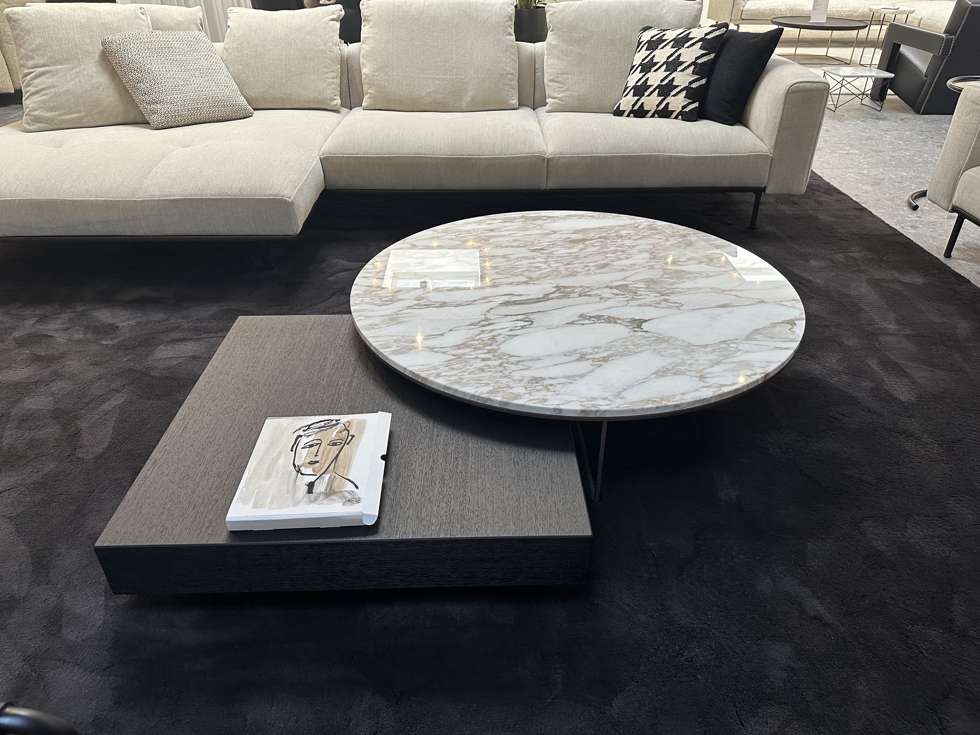 Minotti-salontafel Calder-Ritter marmer Calacatta